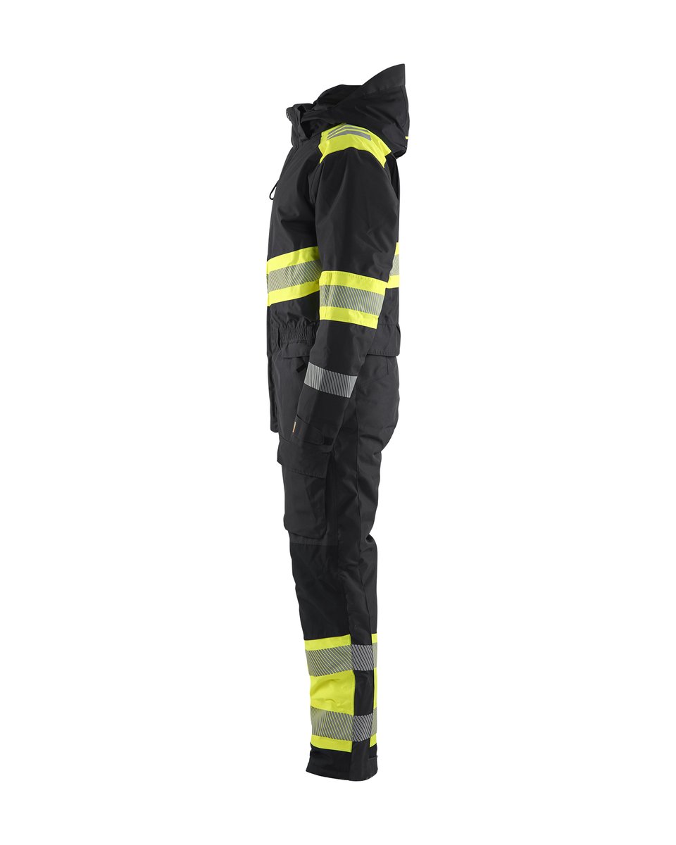 Blåkläder 6720 High Vis Winteroverall - Zwart/High Vis Geel