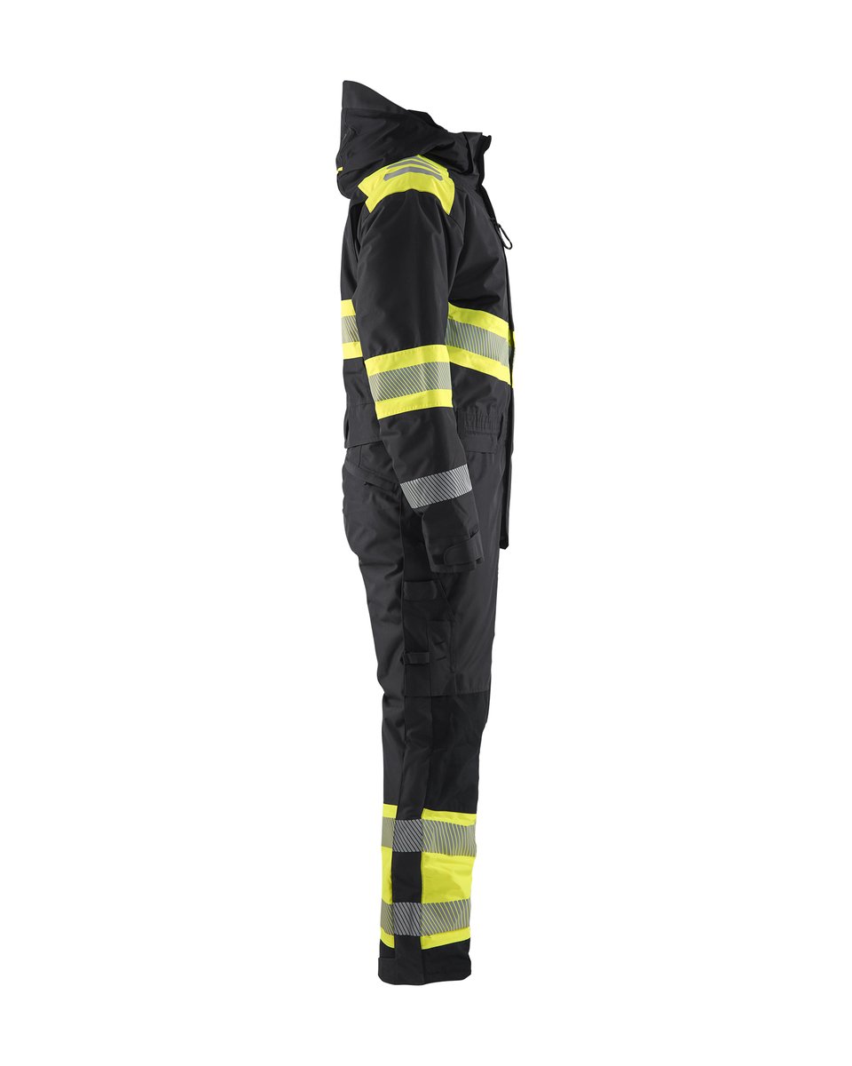 Blåkläder 6720 High Vis Winteroverall - Zwart/High Vis Geel