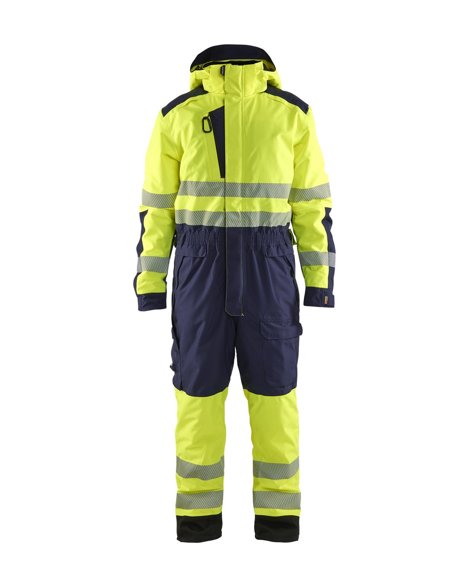 Blåkläder 6725 Winteroverall High Vis - High Vis Geel/Marineblauw