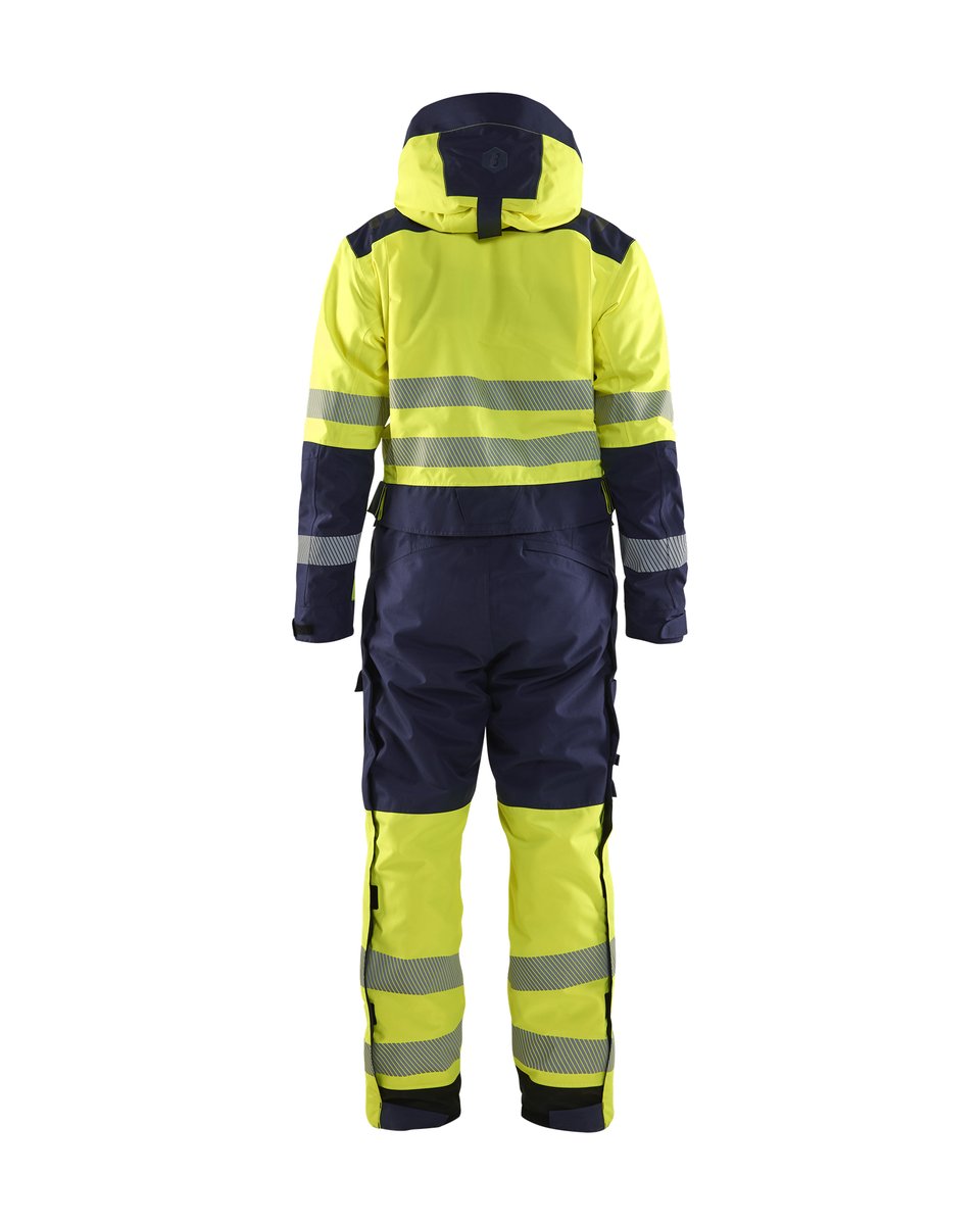 Blåkläder 6725 Winteroverall High Vis - High Vis Geel/Marineblauw