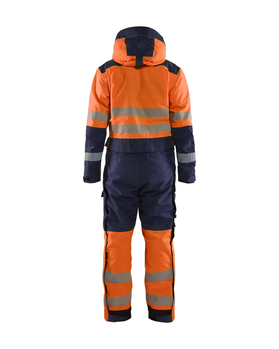 Blåkläder 6725 Winteroverall High Vis - High Vis Oranje/Marineblauw