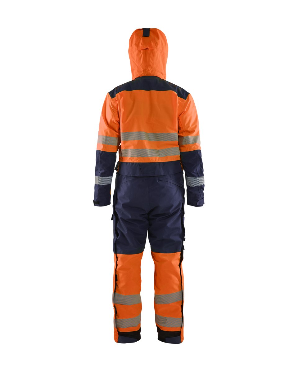 Blåkläder 6725 Winteroverall High Vis - High Vis Oranje/Marineblauw