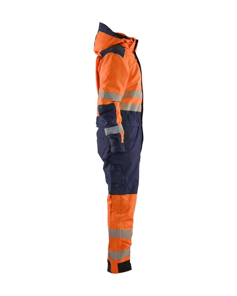 Blåkläder 6725 Winteroverall High Vis - High Vis Oranje/Marineblauw