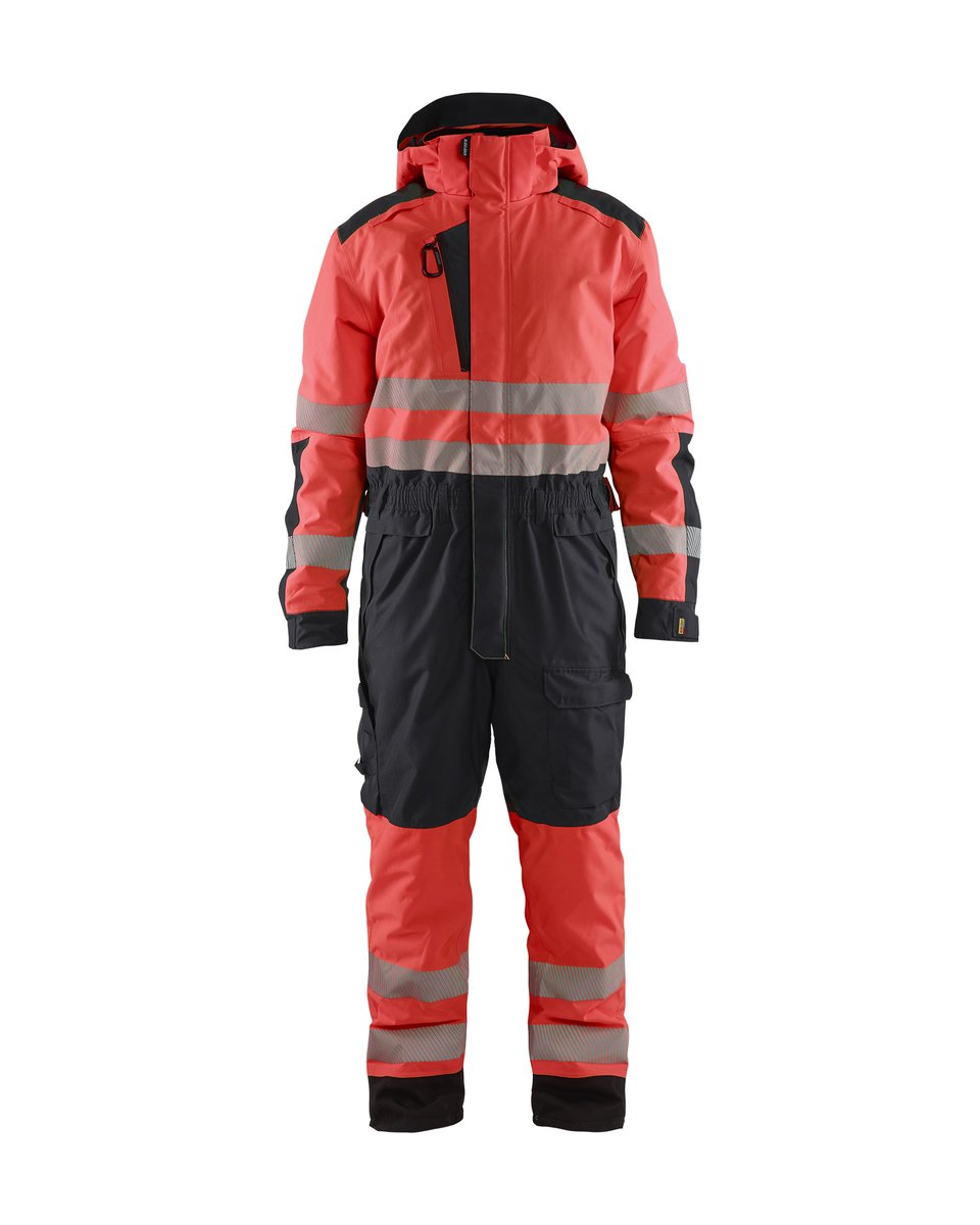 Blåkläder 6725 Winteroverall High Vis - High Vis Rood/Zwart