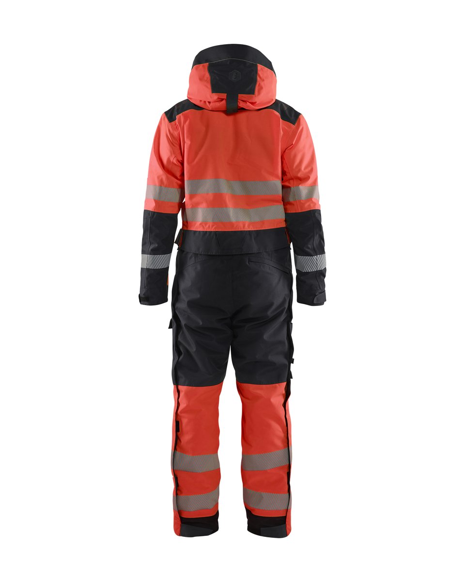 Blåkläder 6725 Winteroverall High Vis - High Vis Rood/Zwart