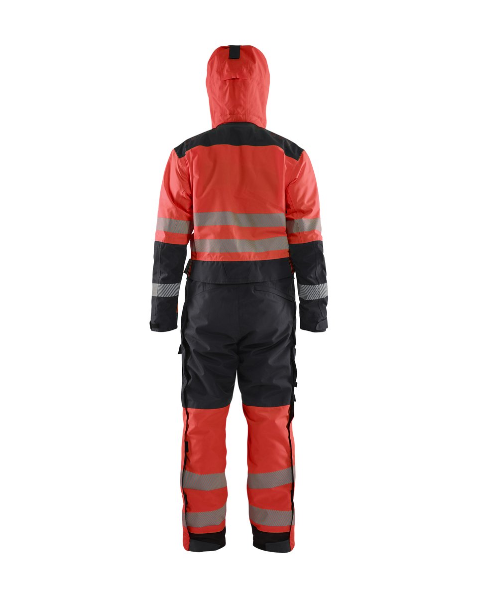 Blåkläder 6725 Winteroverall High Vis - High Vis Rood/Zwart