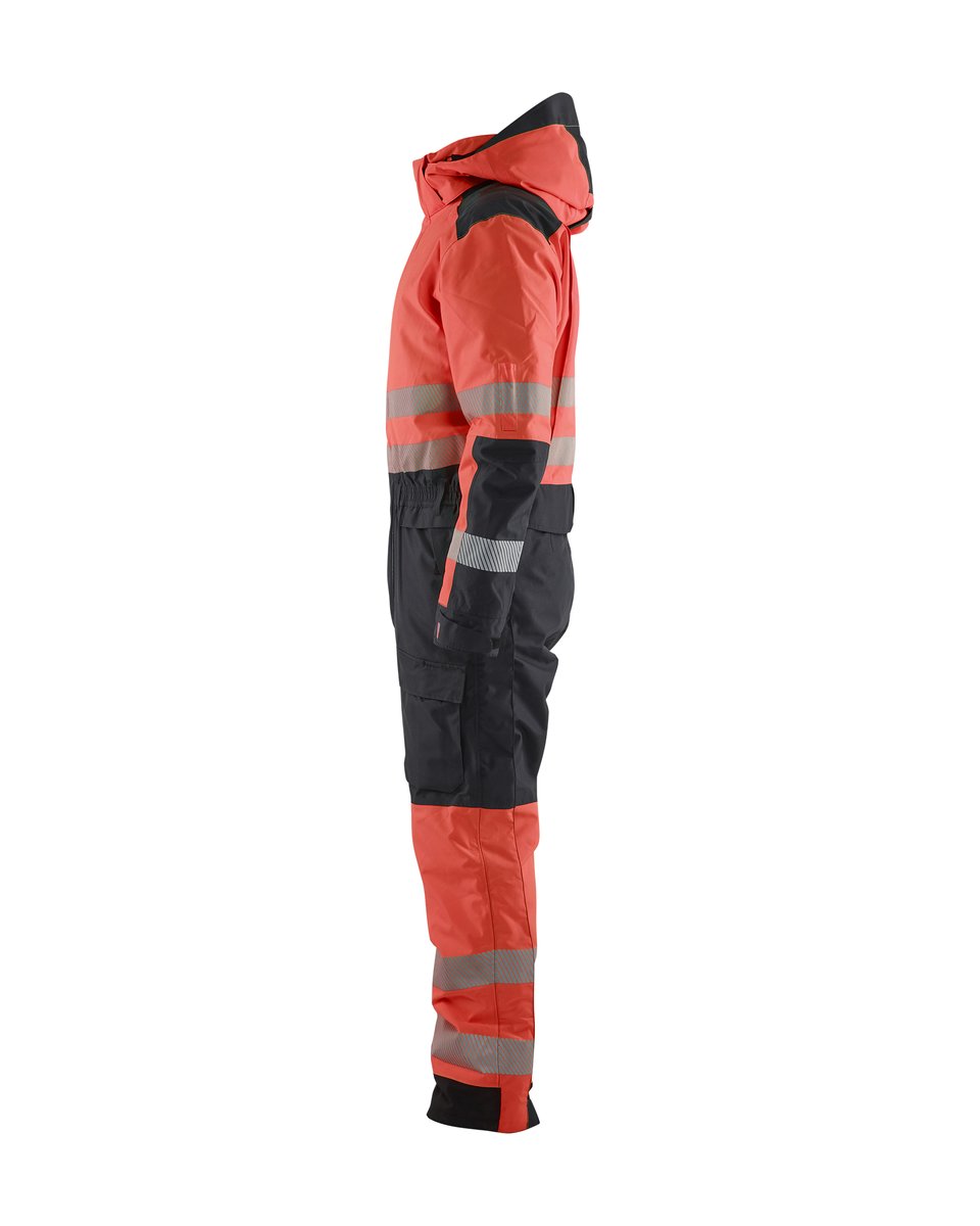 Blåkläder 6725 Winteroverall High Vis - High Vis Rood/Zwart