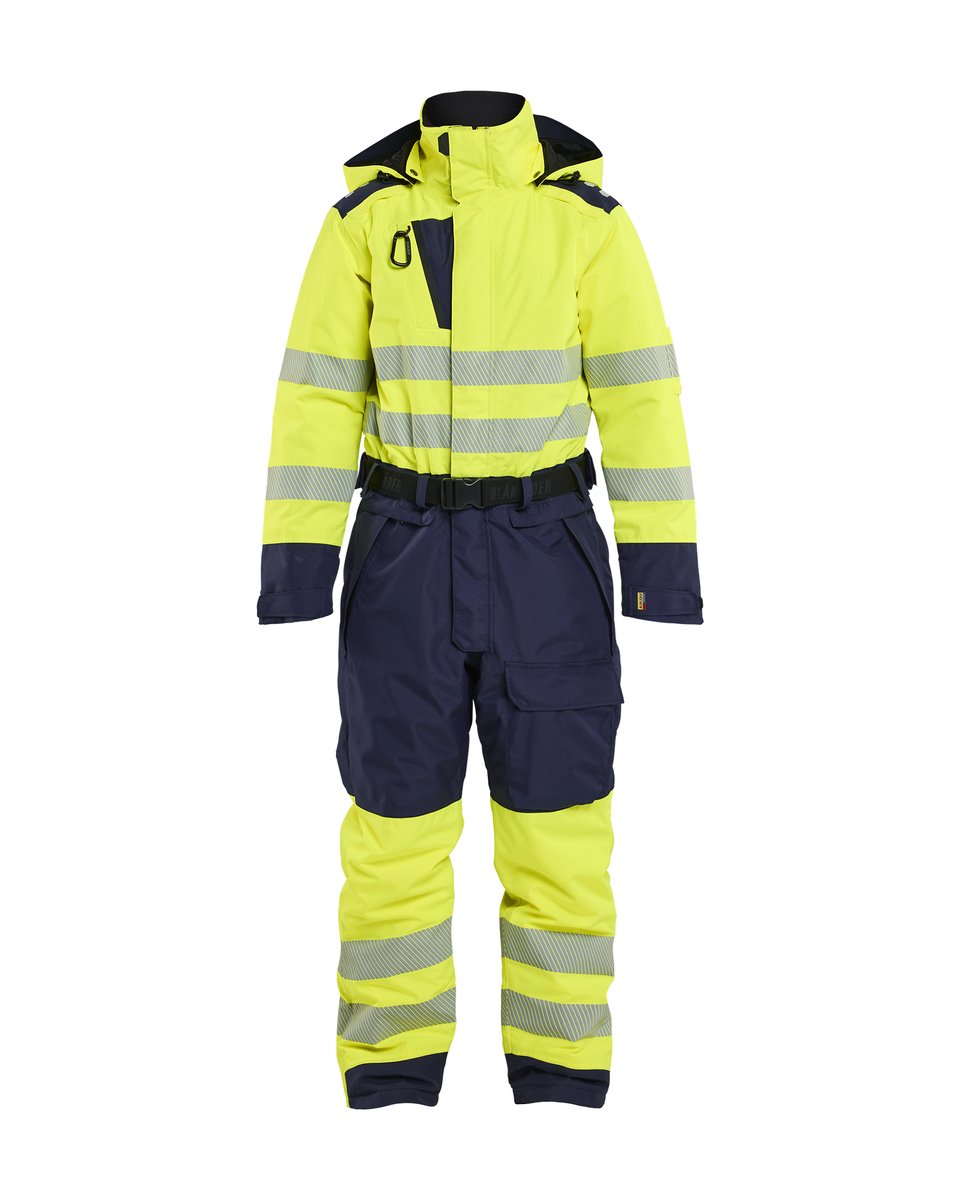 Blåkläder 6726 Dames winteroverall High Vis - High Vis Geel/Marineblauw