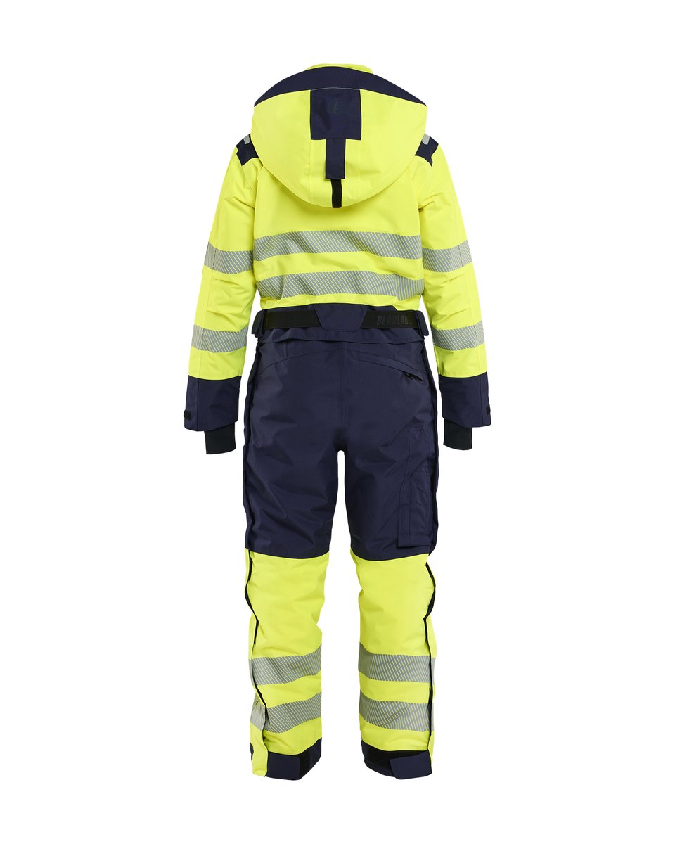 Blåkläder 6726 Dames winteroverall High Vis - High Vis Geel/Marineblauw