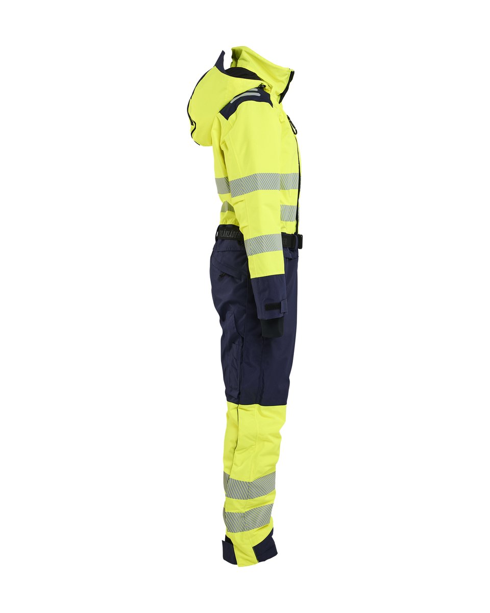 Blåkläder 6726 Dames winteroverall High Vis - High Vis Geel/Marineblauw