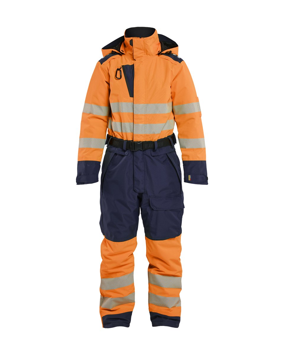 Blåkläder 6726 Dames winteroverall High Vis - High Vis Oranje/Marineblauw