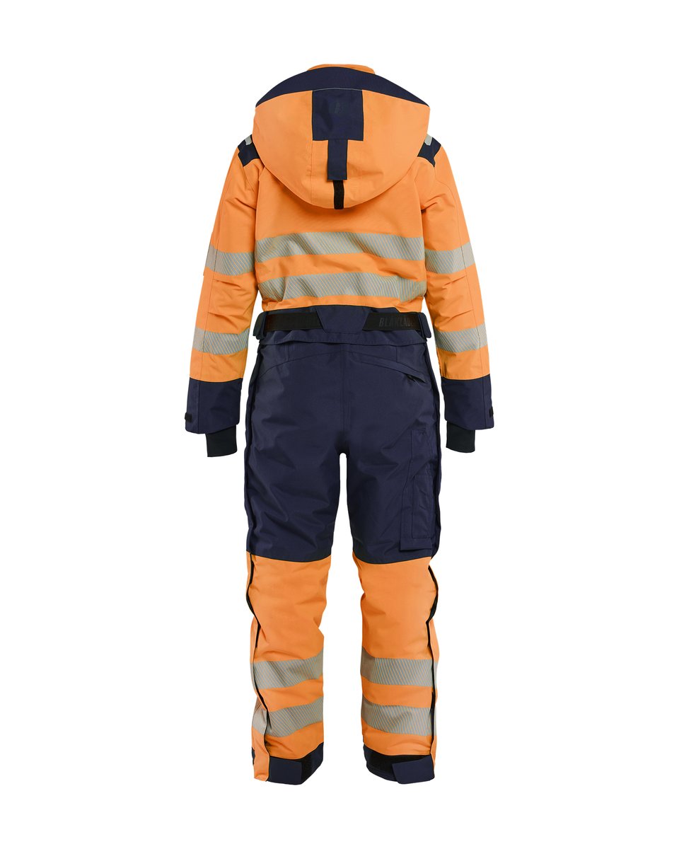 Blåkläder 6726 Dames winteroverall High Vis - High Vis Oranje/Marineblauw