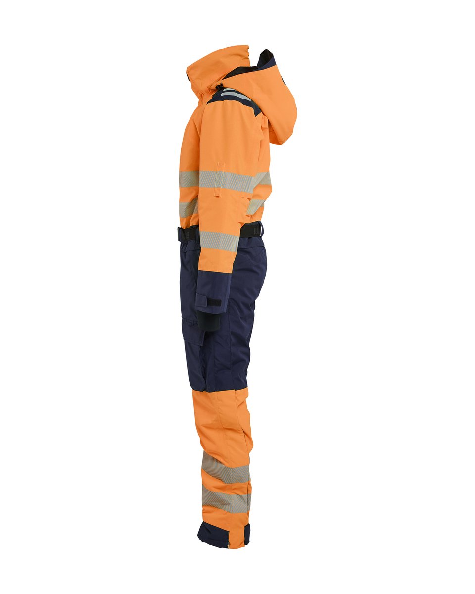 Blåkläder 6726 Dames winteroverall High Vis - High Vis Oranje/Marineblauw