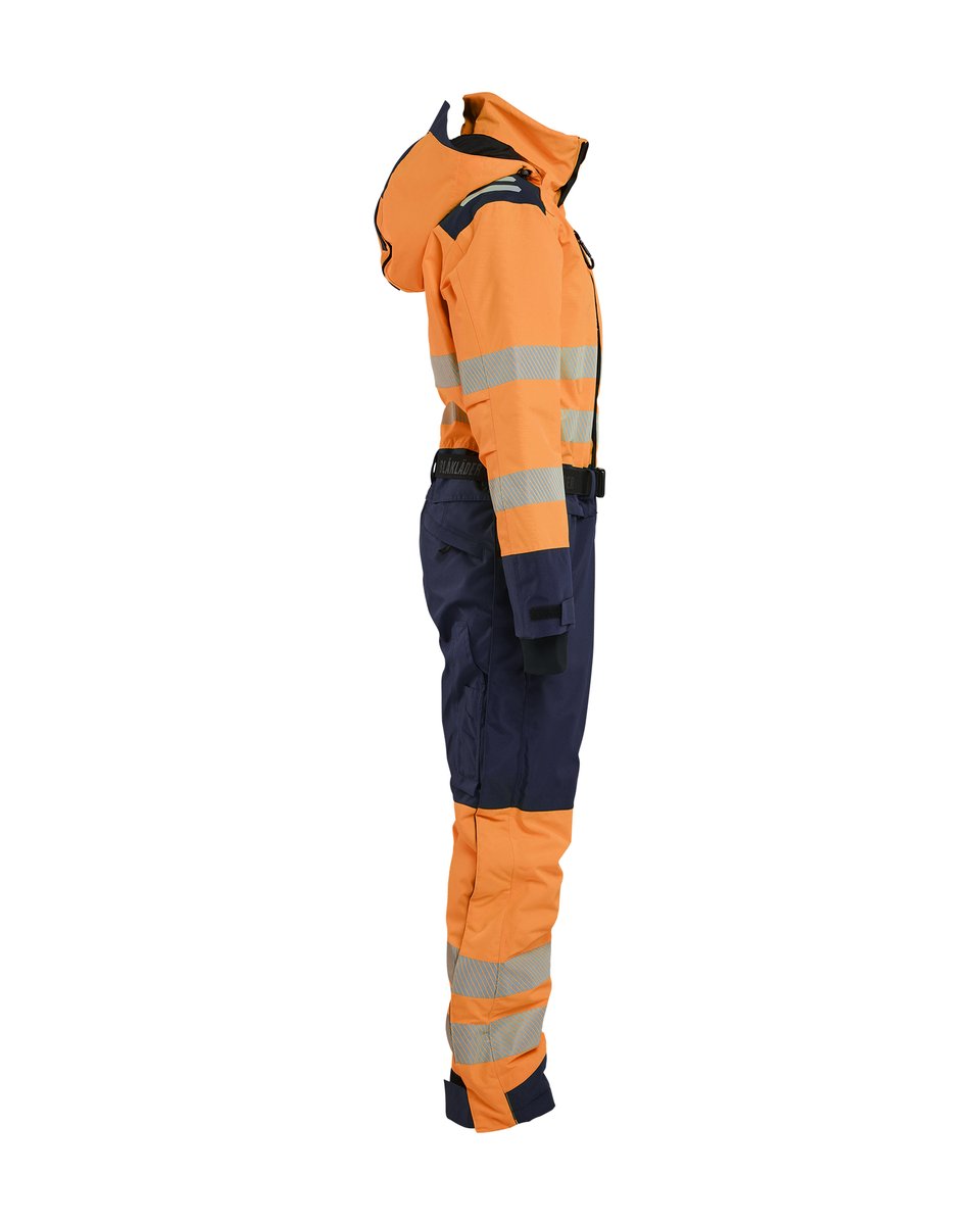 Blåkläder 6726 Dames winteroverall High Vis - High Vis Oranje/Marineblauw