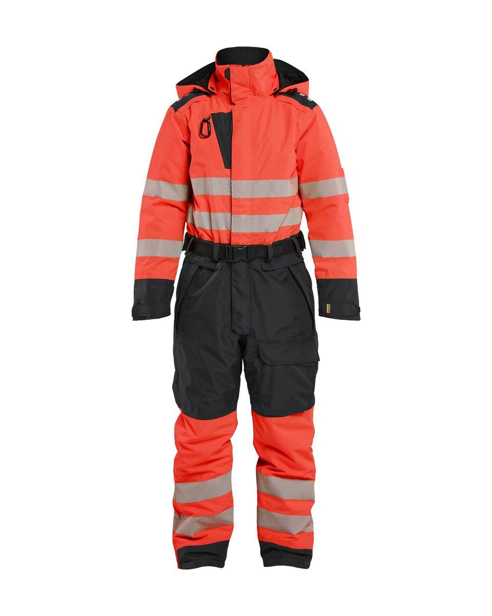 Blåkläder 6726 Dames winteroverall High Vis - High Vis Rood/Zwart