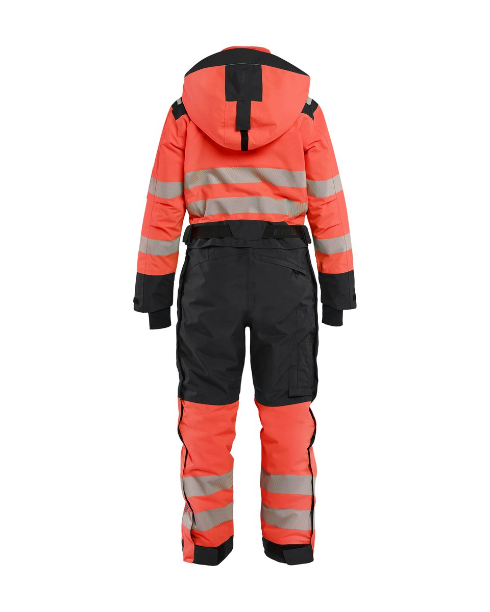 Blåkläder 6726 Dames winteroverall High Vis - High Vis Rood/Zwart