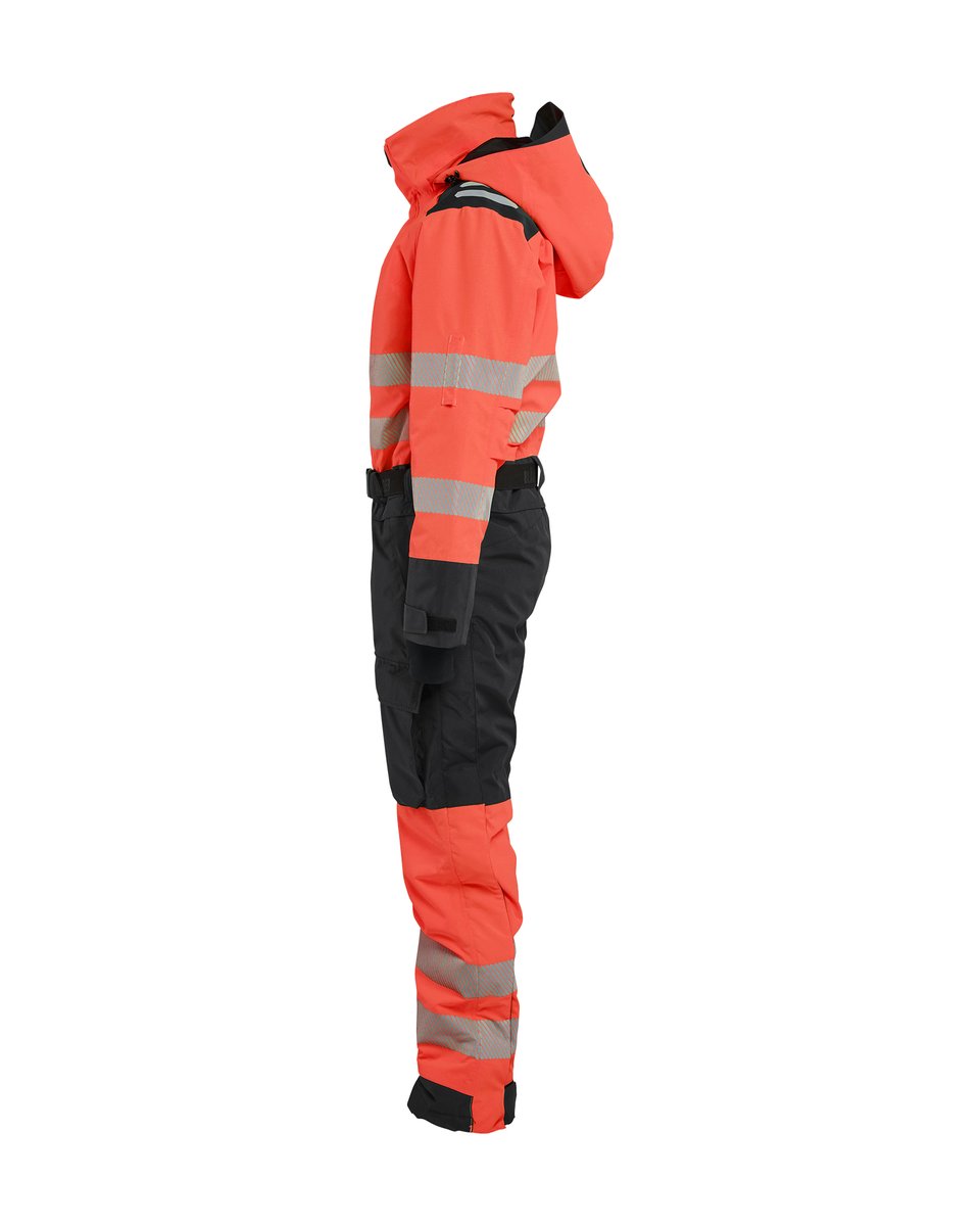 Blåkläder 6726 Dames winteroverall High Vis - High Vis Rood/Zwart