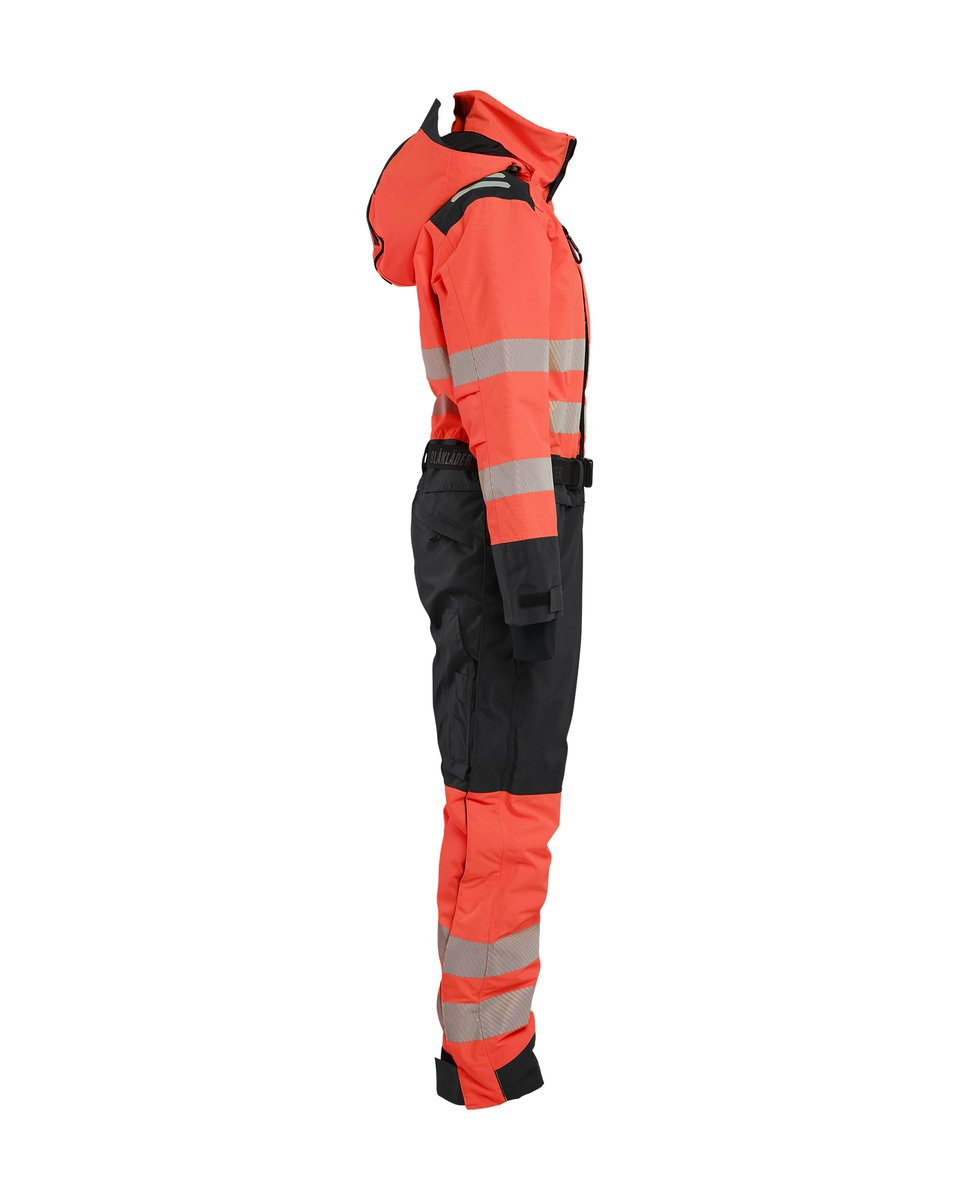 Blåkläder 6726 Dames winteroverall High Vis - High Vis Rood/Zwart