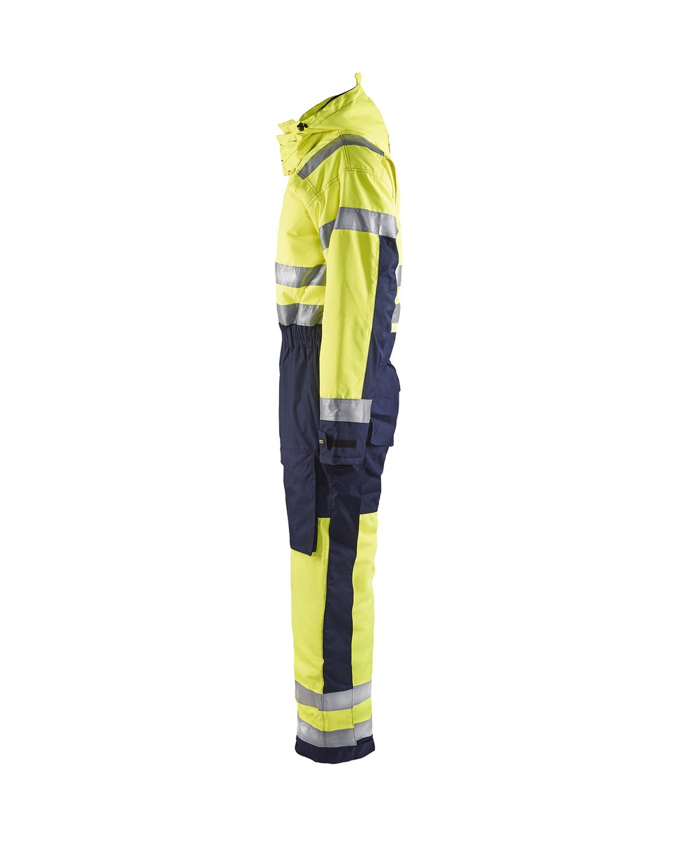 Blåkläder 6763 High Vis Winteroverall - High Vis Geel/Marineblauw