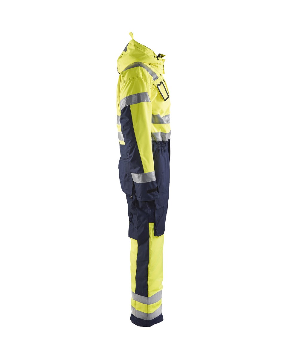 Blåkläder 6763 High Vis Winteroverall - High Vis Geel/Marineblauw