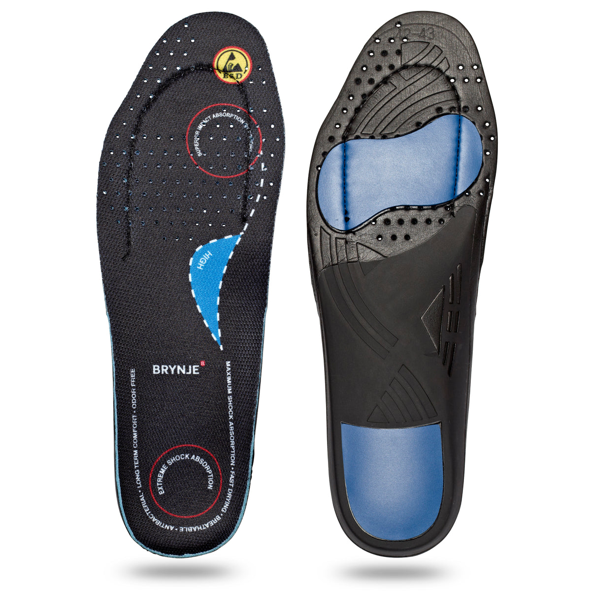 BRYNJE Ultimate FootFit - High - Zwart