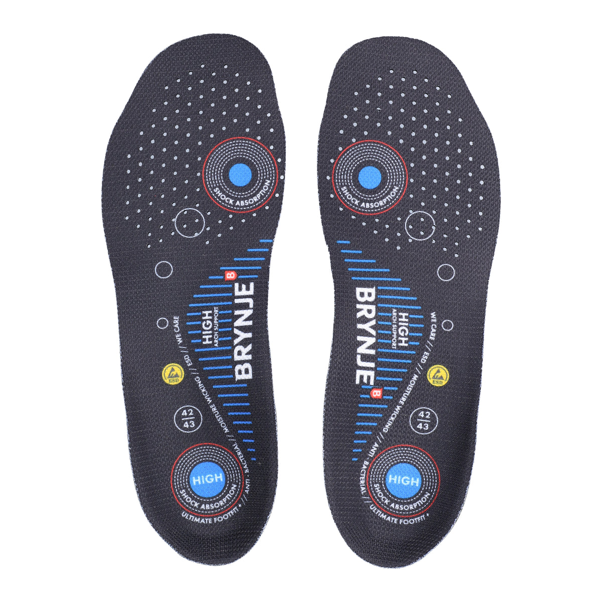 BRYNJE ACC. Ultimate FootFit+ - High - Zwart