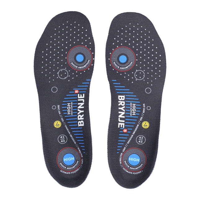 BRYNJE ACC. Ultimate FootFit+ - High - Zwart