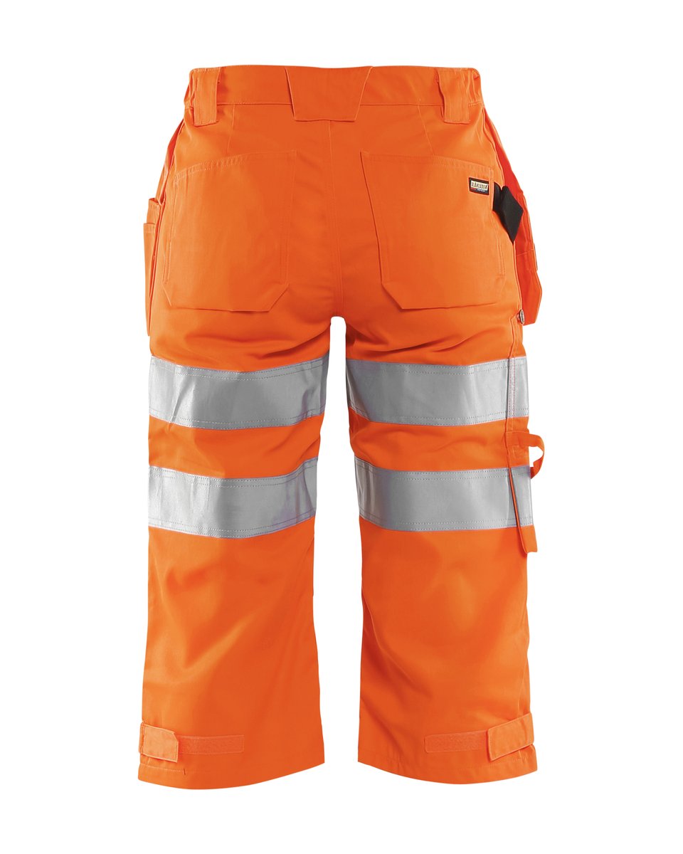 Blåkläder 7139 Dames High Vis piraatbroek met gereedschapszakken - High Vis Oranje