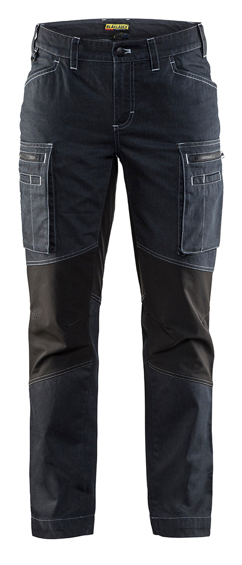 Blåkläder 71591142 Dames Service werkbroek denim stretch
