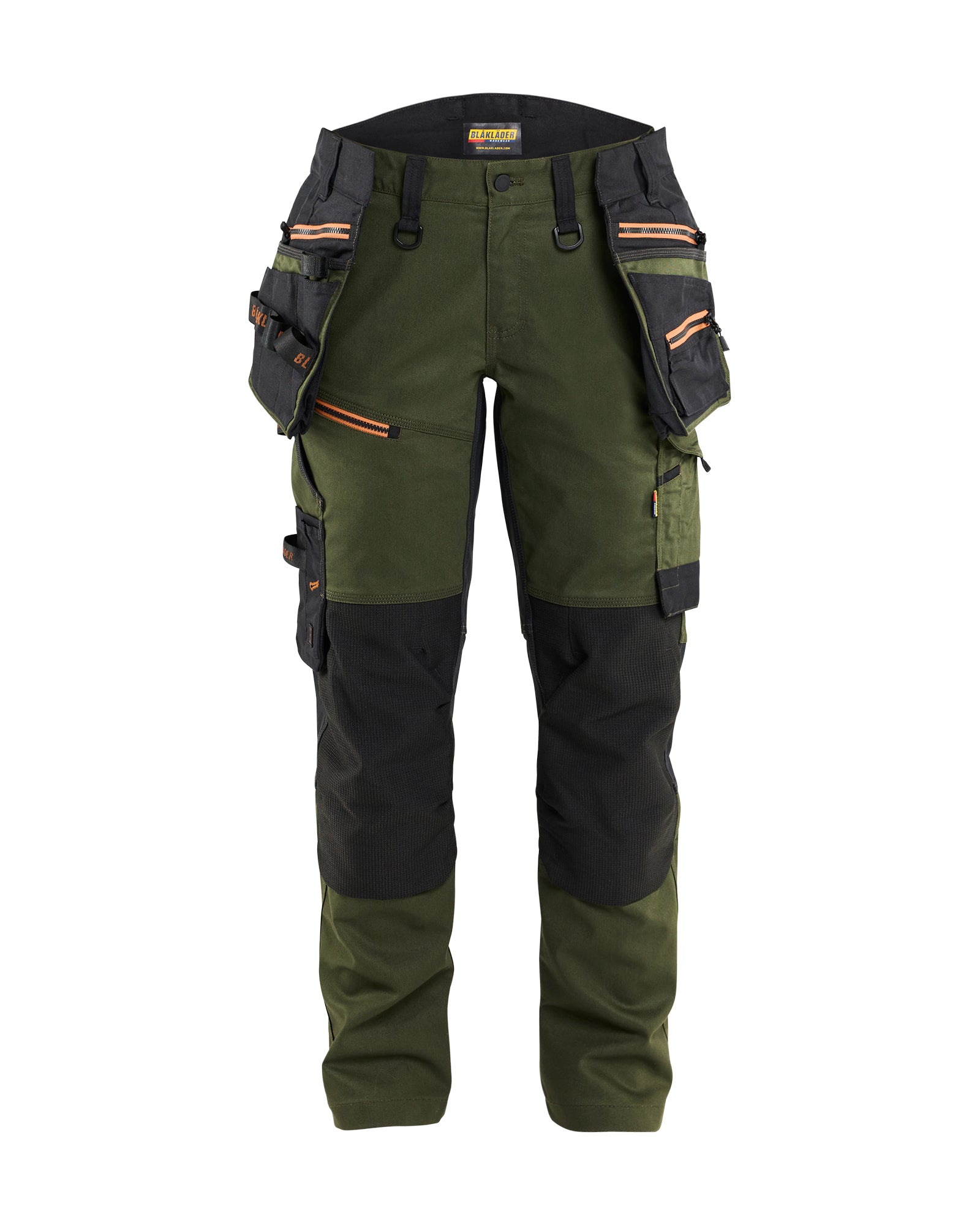 Blåkläder 7170 STRIKER Dames werkbroek met stretch en afneembare gereedschapszakken