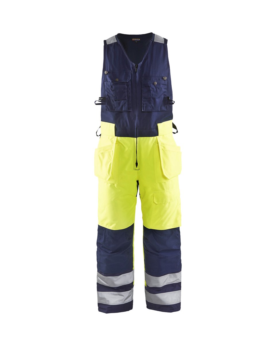 Blåkläder 8504 Amerikaanse overall High Vis - High Vis Geel/Marineblauw