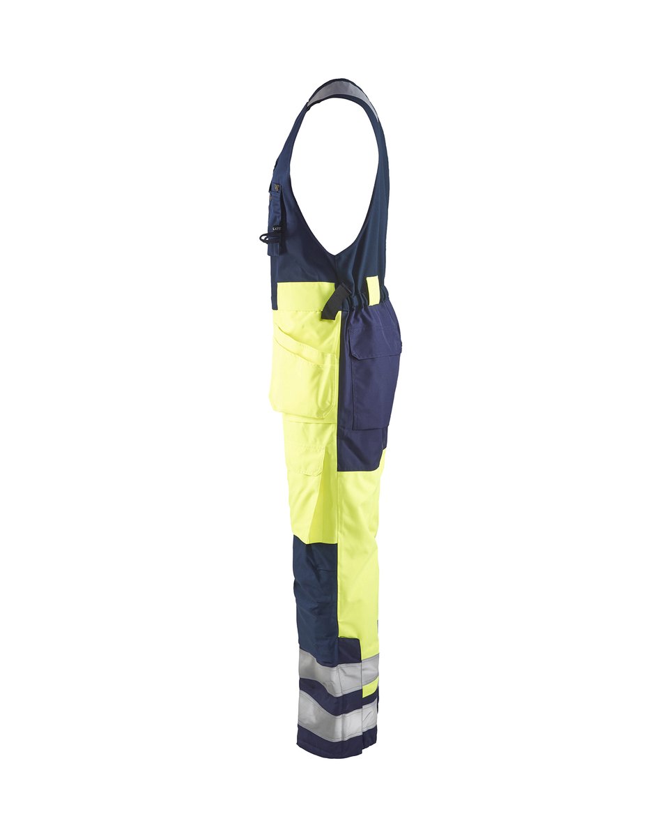 Blåkläder 8504 Amerikaanse overall High Vis - High Vis Geel/Marineblauw