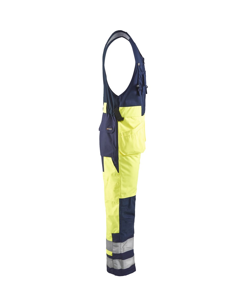 Blåkläder 8504 Amerikaanse overall High Vis - High Vis Geel/Marineblauw