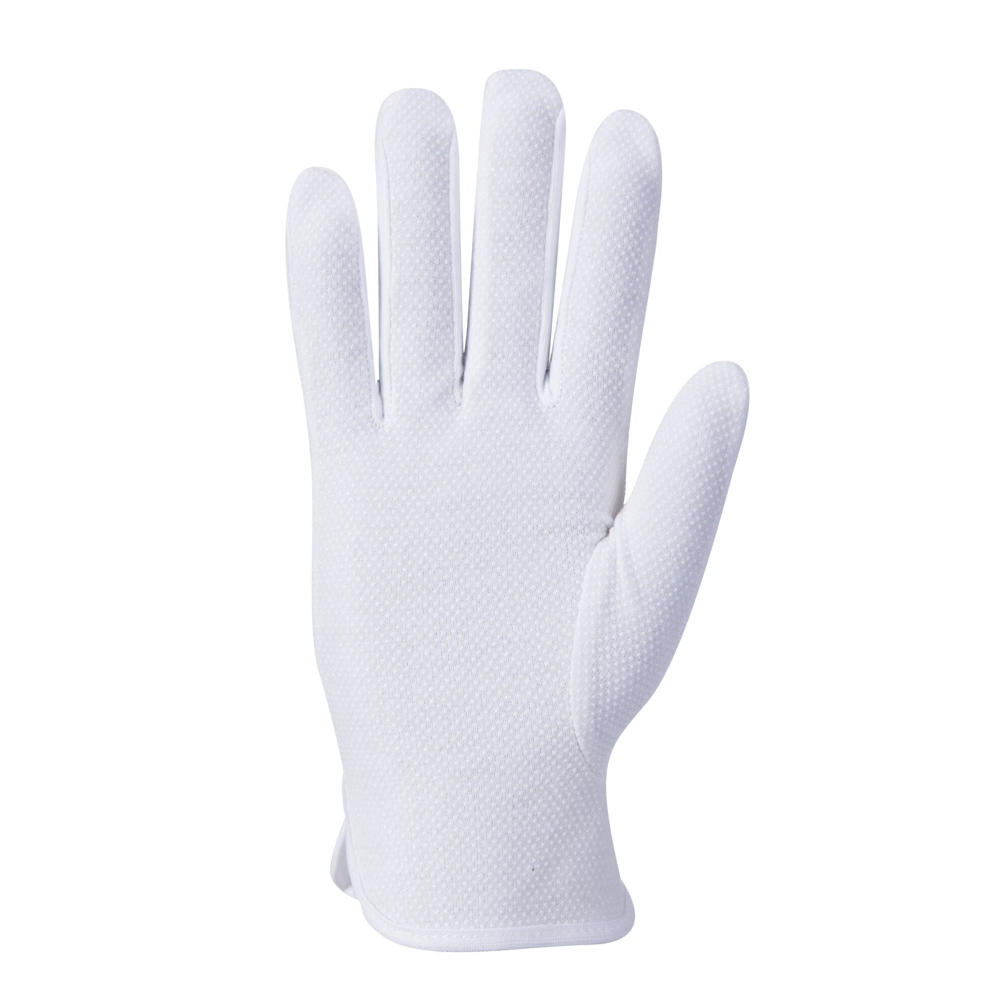 Microdot Handschoen - Wit - voorkant