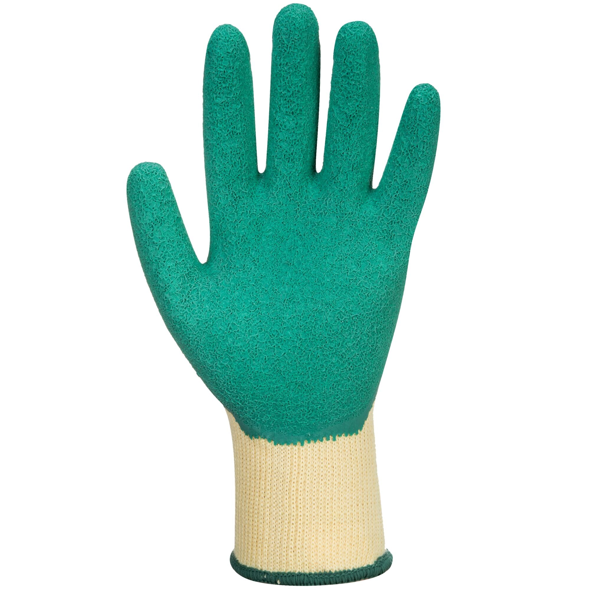 Griphandschoen - Latex - Groen - voorkant