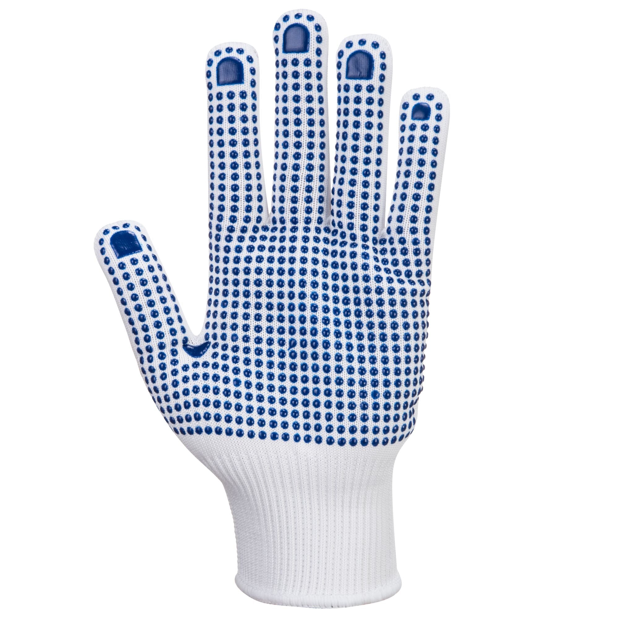 Polka dot Handschoen - Wit/Blauw - voorkant