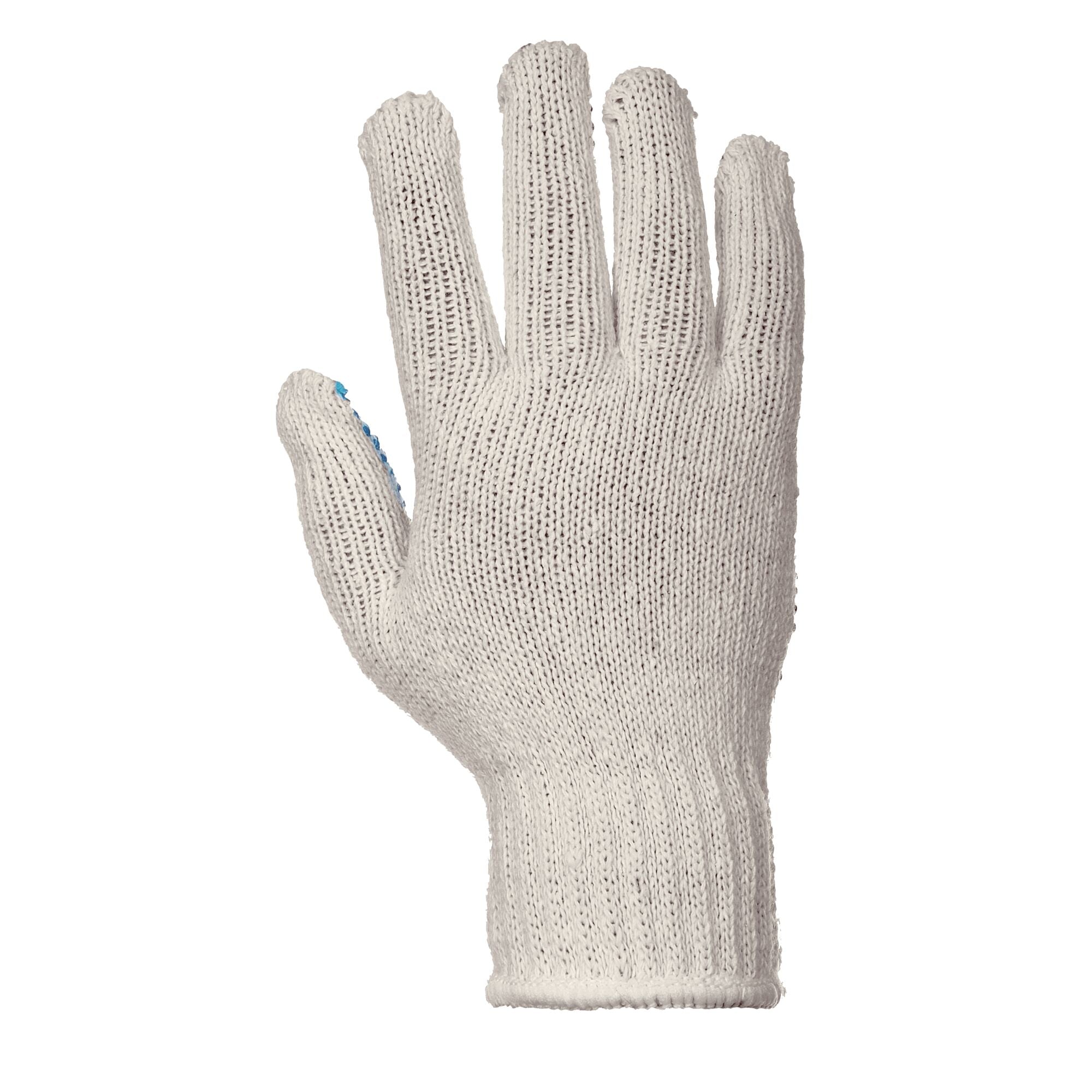 Klassieke Polka dot Handschoen - Wit/Blauw - achterkant