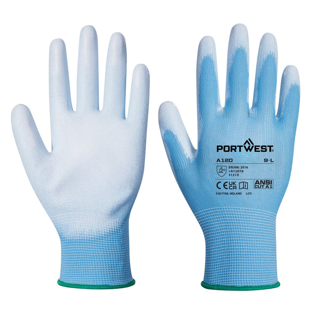 PU Palm Handschoen - Blauw