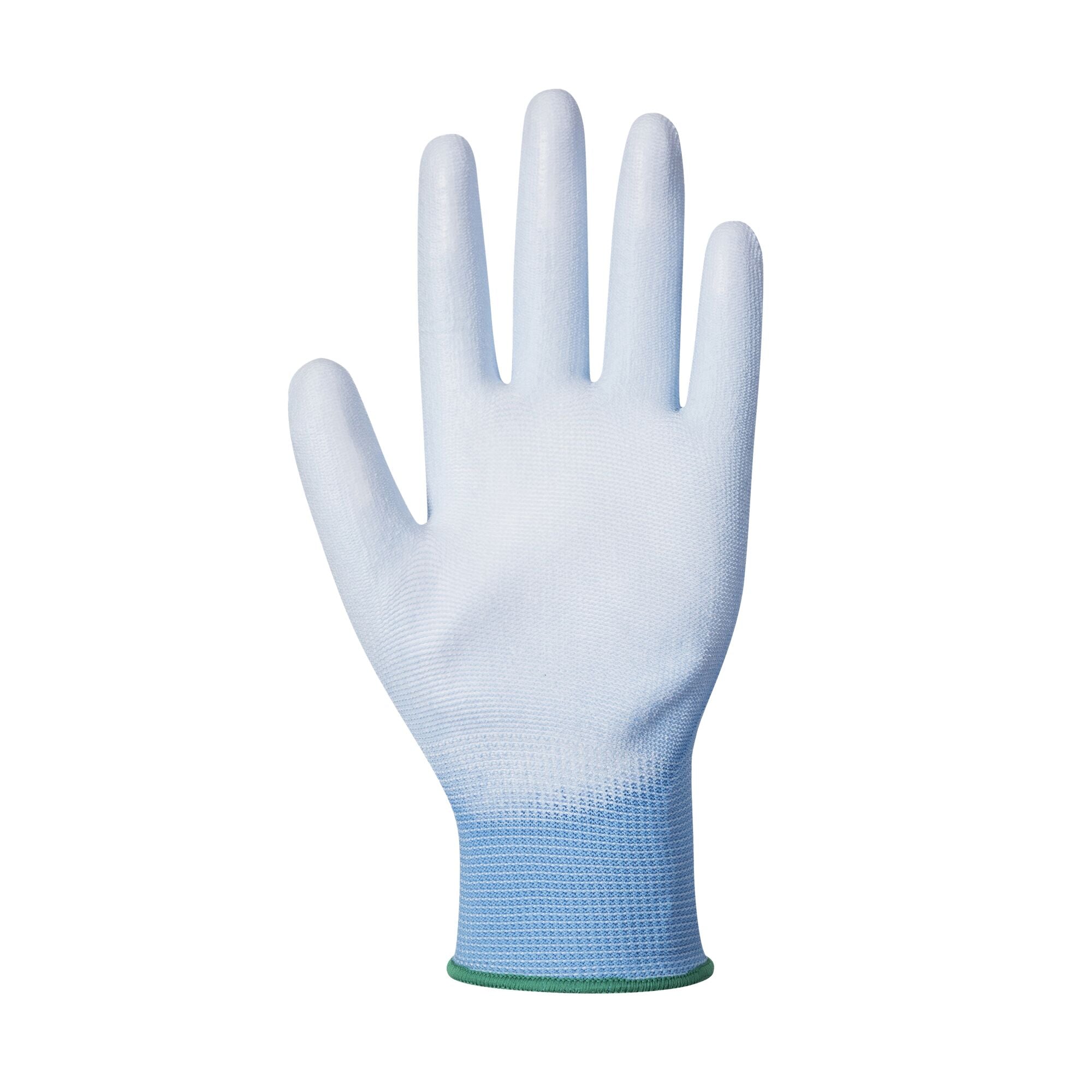 PU Palm Handschoen - Blauw - voorkant