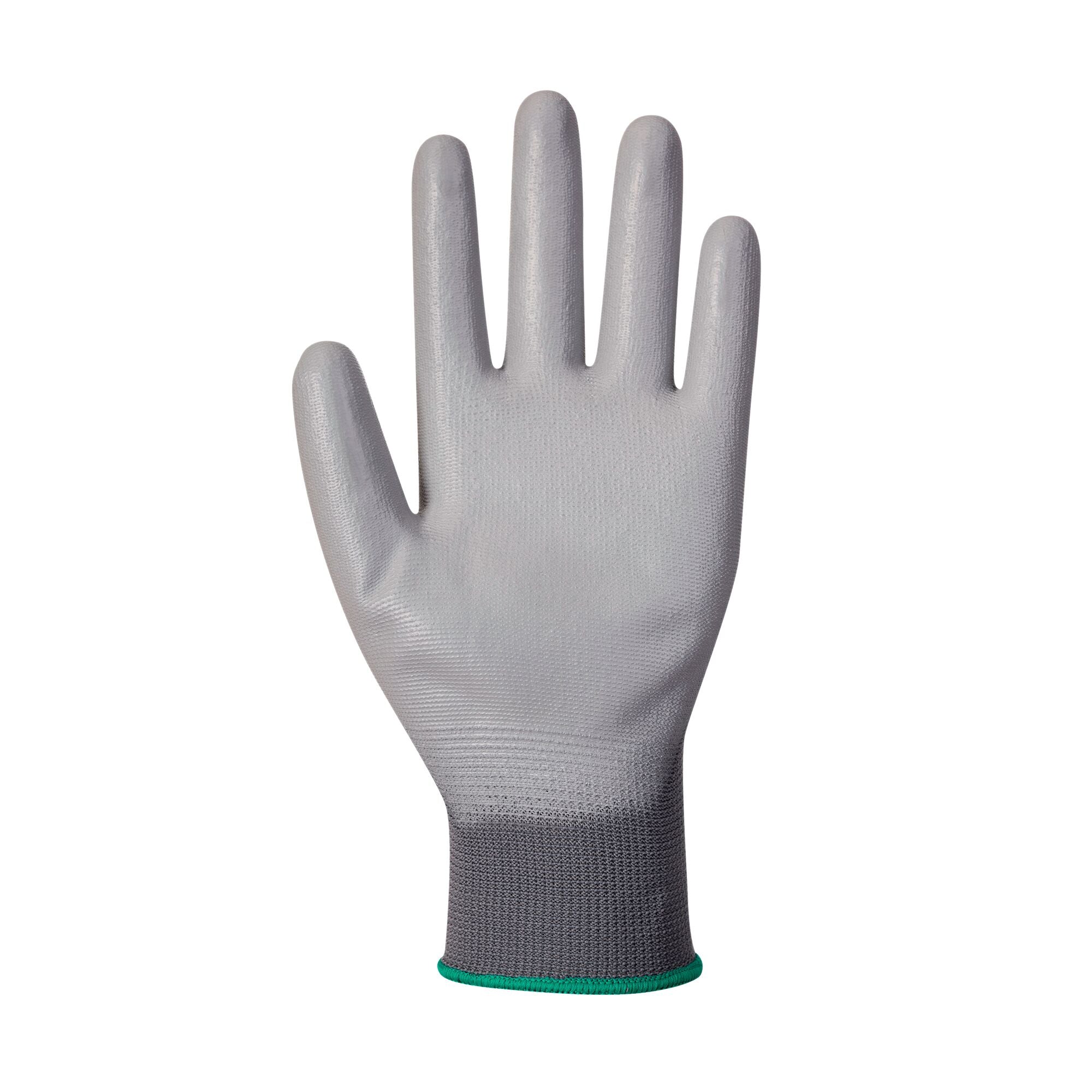 PU Palm Handschoen - Grijs - voorkant