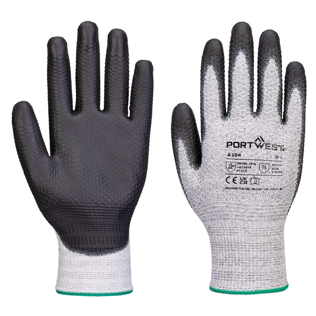 Portwest Grip 13 PU Diamond Gebreide Handschoen (Pk12)