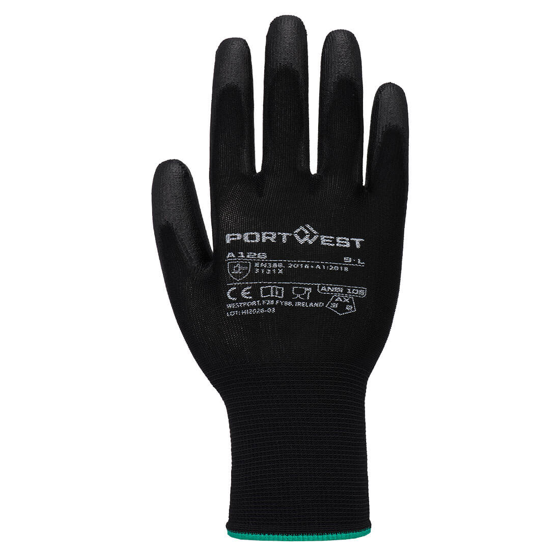 Grip 13 Nylon PU Glove - Black