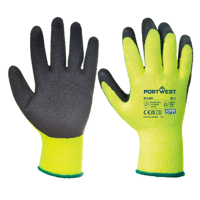 Thermische Handschoen met Grip - Zwart