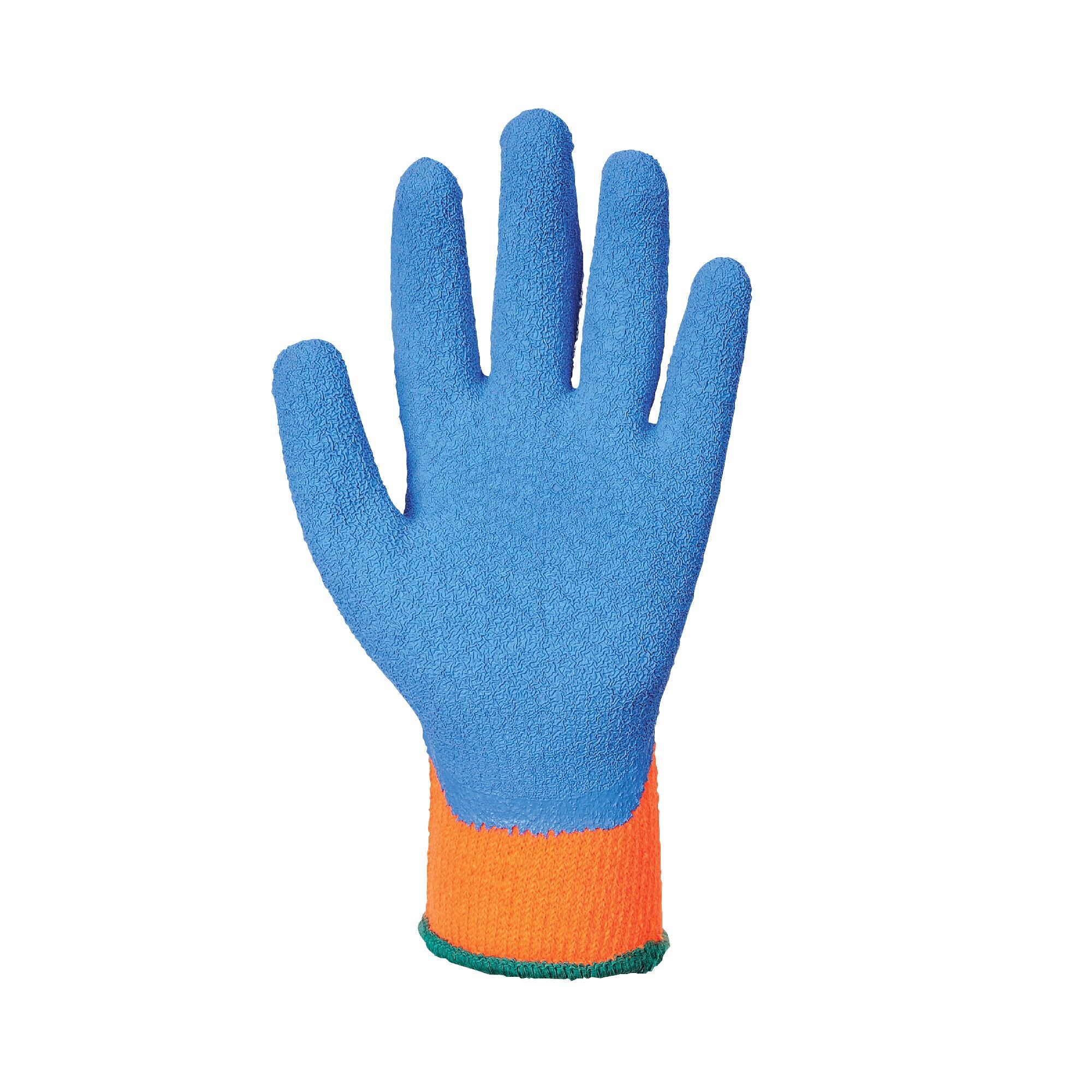 Cold Grip Handschoen - Oranje/Blauw - voorkant