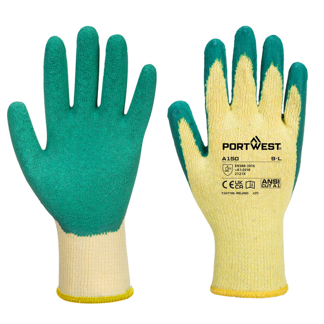 Klassieke Latex Griphandschoen - Groen