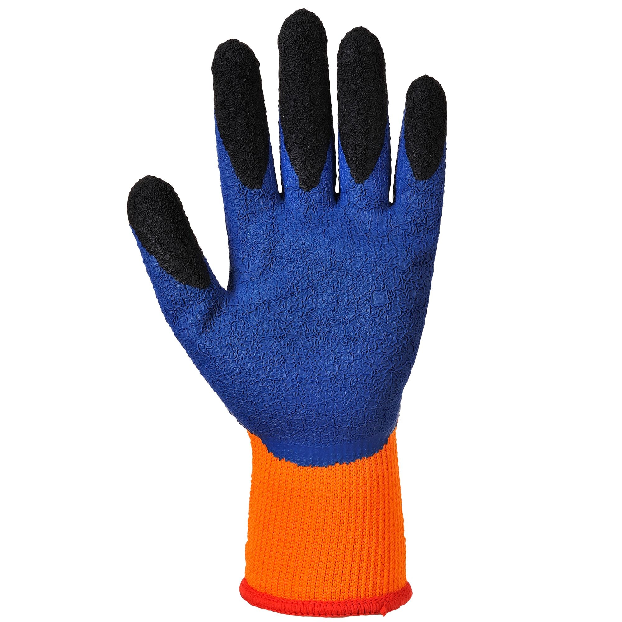 Duo-Therm Handschoen - Oranje/Blauw - voorkant