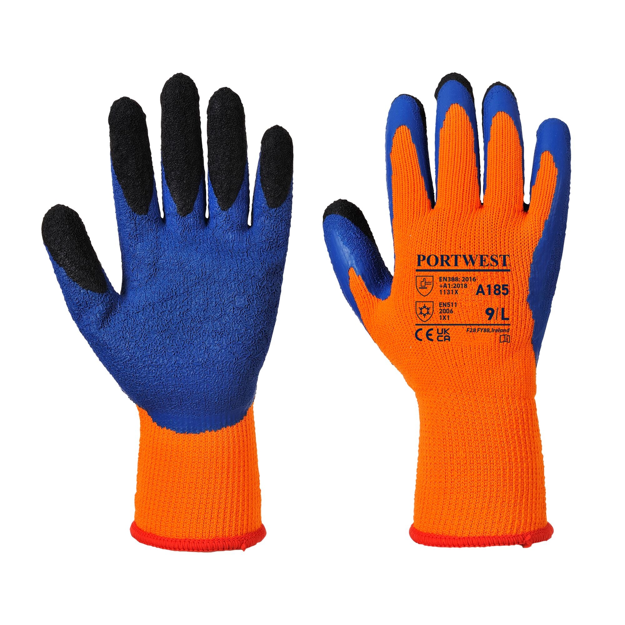 Duo-Therm Handschoen - Oranje/Blauw