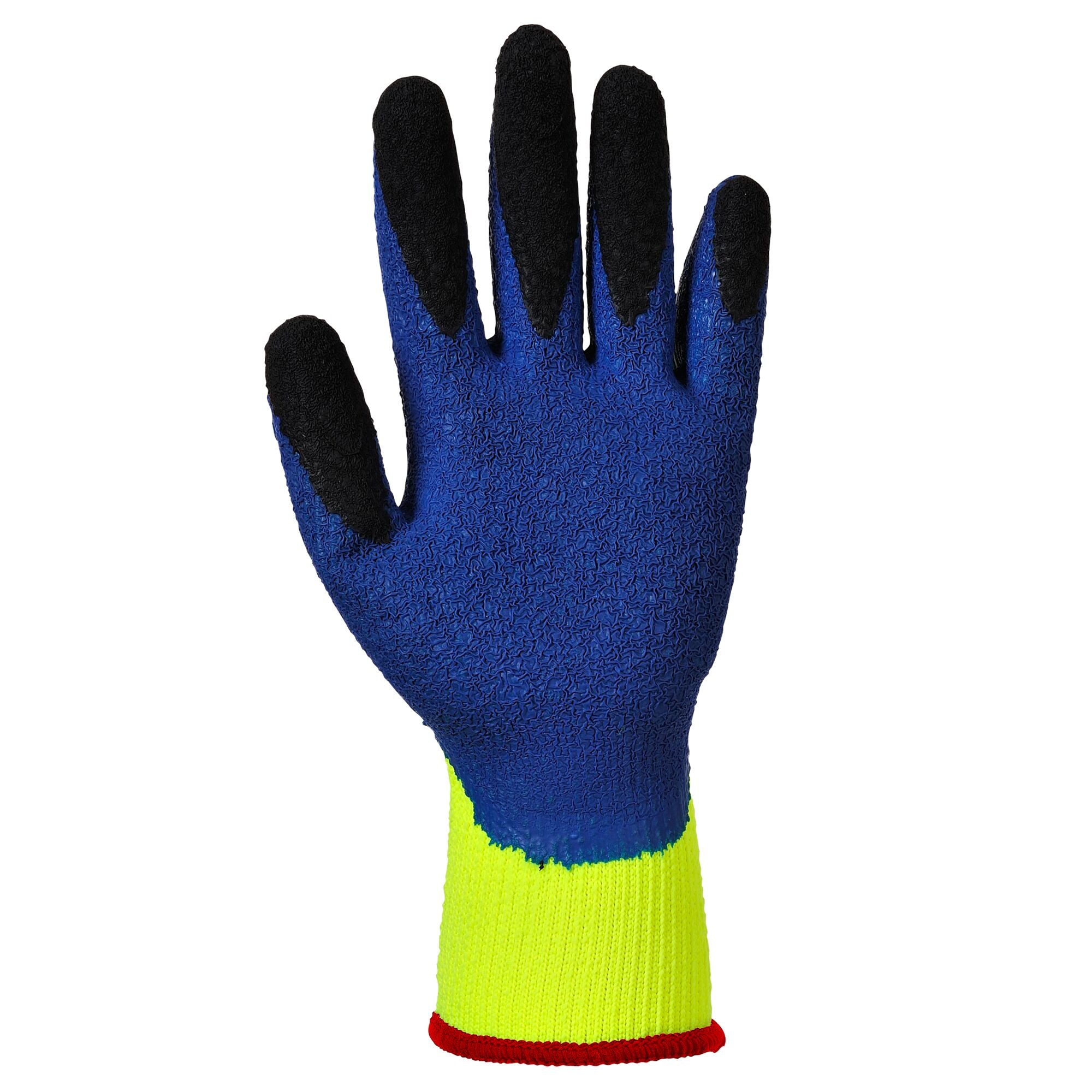 Duo-Therm Handschoen - Geel/Blauw - voorkant