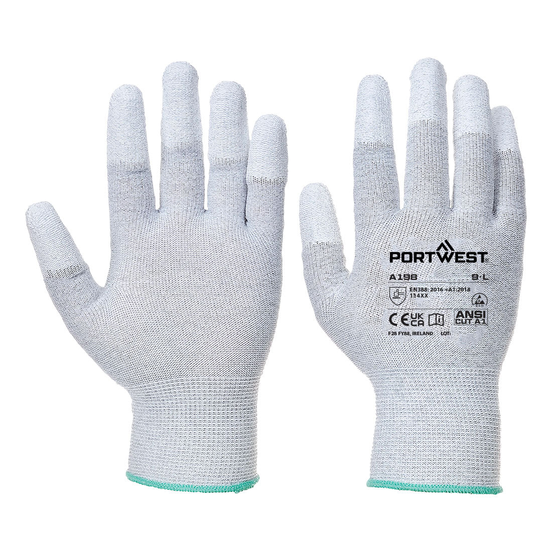 Portwest Antistatische PU Vingertop-Handschoen