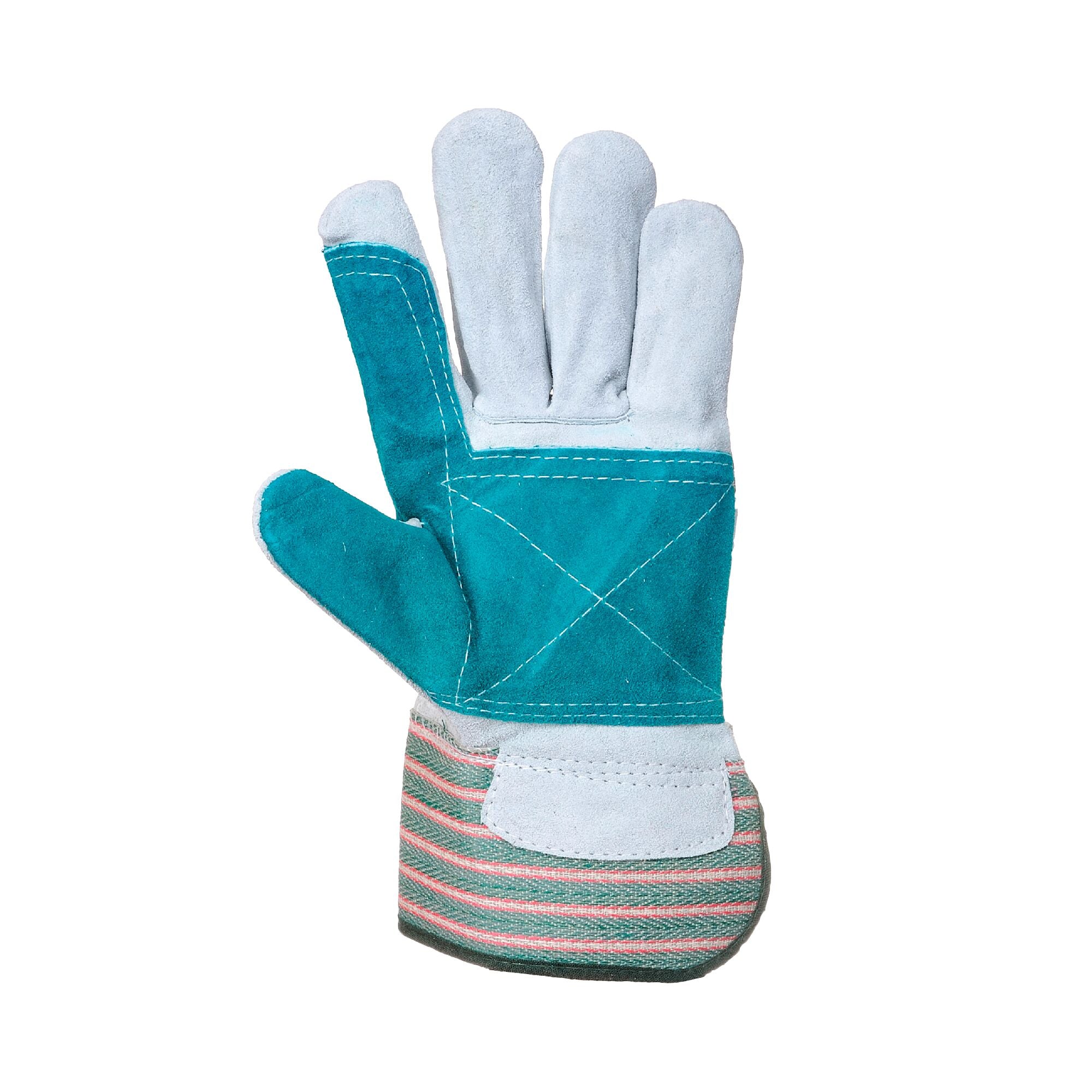 Dubbele Palm Rigger Handschoen - Grijs - voorkant